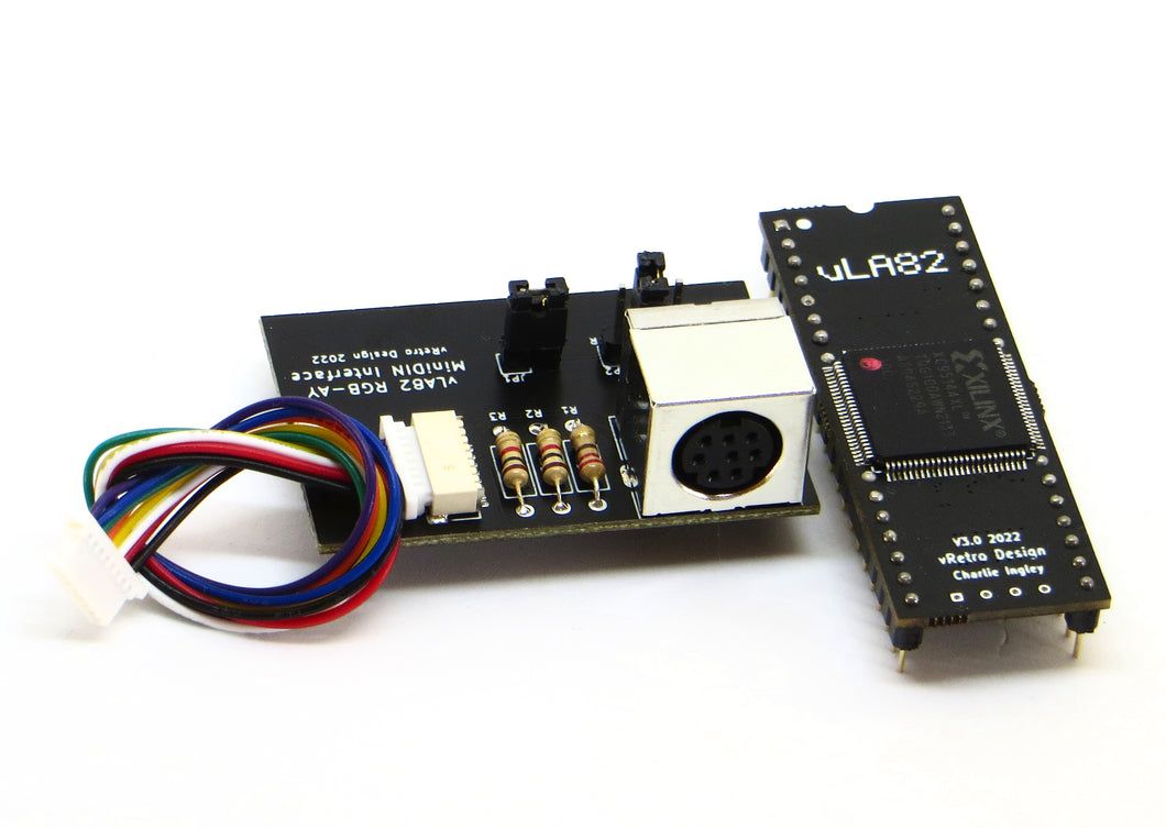 vLA82S+ Spectrum ULA Replacement with RGB interface and AY Emulator - Both External and Internal interfaces included